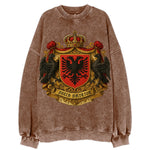 Albania Double Eagle Emblem  - Vintage Sweatshirt