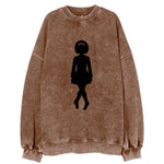 Irish step dancer traditional pose - Vintage Sweatshirt