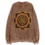 Sri Yantra  - Vintage Sweatshirt