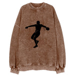Discus thrower spinning release - Vintage Sweatshirt