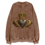 Claddagh Symbol  - Vintage Sweatshirt