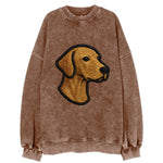 Vizsla - Modern noble design with bold b - Vintage Sweatshirt