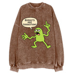 BUDGETS ARE SUGGESTIONS | Rebellious calculator - Vintage Sweatshirt