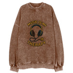 Music Is My Therapy  - Vintage Sweatshirt