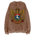 Slovenia Heritage Badge  - Vintage Sweatshirt