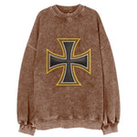 Teutonic Cross  - Vintage Sweatshirt
