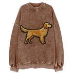 English Setter - Trendy feathered design - Vintage Sweatshirt