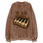 Piano Keys  - Vintage Sweatshirt