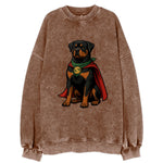 Rottweiler Strong Hero  - Vintage Sweatshirt