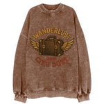 Wanderlust And City Dust  - Vintage Sweatshirt