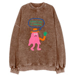 GHOSTING IS NORMAL | Transparent ghost texting - Vintage Sweatshirt