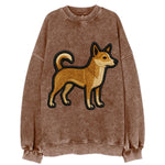 Norwegian Lundehund - Modern puffin hunt - Vintage Sweatshirt