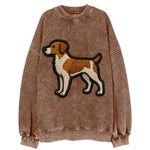 Brittany - Contemporary athletic logo wi - Vintage Sweatshirt