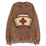 Nurse Cap  - Vintage Sweatshirt