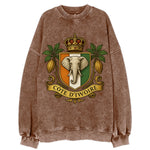 Ivory Coast Royal Logo  - Vintage Sweatshirt