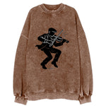 Irish folk musician traditional jig - Vintage Sweatshirt