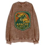 Apache Wolf Brother  - Vintage Sweatshirt