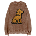 Cocker Spaniel - Contemporary spaniel de - Vintage Sweatshirt
