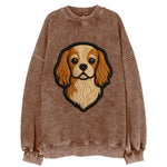 Cavalier King Charles Spaniel - Modern g - Vintage Sweatshirt