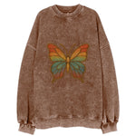 Butterfly Transformation  - Vintage Sweatshirt