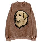 Great Pyrenees - Trendy fluffy giant des - Vintage Sweatshirt
