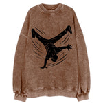Breakdancer windmill move - Vintage Sweatshirt