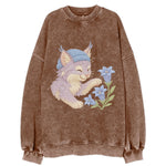Lynx and Gentian - Vintage Sweatshirt