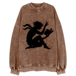 Reader lost in book moment - Vintage Sweatshirt