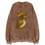 Sault Ste Marie Loon wearing Sault beani - Vintage Sweatshirt