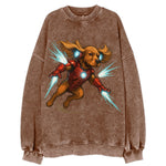 Cocker Spaniel Iron Man  - Vintage Sweatshirt