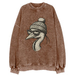 Toledo Great Blue Heron wearing Toledo b - Vintage Sweatshirt