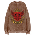 Albania Heritage Badge  - Vintage Sweatshirt
