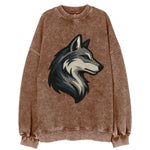 Lone Wolf Wanderer  - Vintage Sweatshirt