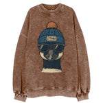 Ottawa Canadian Goose wearing Ottawa bea - Vintage Sweatshirt