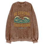 Joshua 1:9 Ocean - Vintage Sweatshirt