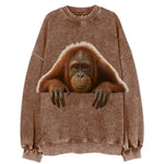 Orangutan  - Vintage Sweatshirt