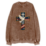 Dove and Cross  - Vintage Sweatshirt