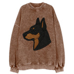 Beauceron - Contemporary French herder d - Vintage Sweatshirt