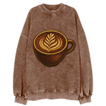 Latte Art  - Vintage Sweatshirt