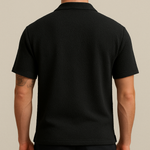Loose Fit Solid Button-Up Shirt