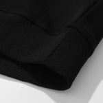 Relax Fit Color Block Patchwork Polo Sweatshirt & Slit Hem Stripe Pants