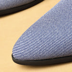 Rafael Herringbone Canvas Oxfords