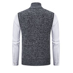 Enzo Knitted Zip Vest