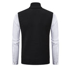 Enzo Knitted Zip Vest