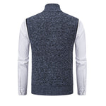 Enzo Knitted Zip Vest