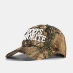 Retro Slogan Embroidery Camouflage Baseball Cap