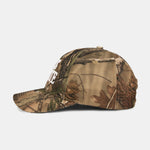 Retro Slogan Embroidery Camouflage Baseball Cap