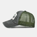 Mountain Patch Embroidery Distressed Baseball Cap