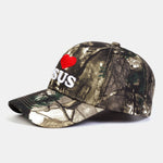 I Love Jesus Embroidered Camouflage Baseball Cap