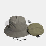 Double Side Reversible Bucket Hat With Chin Strap